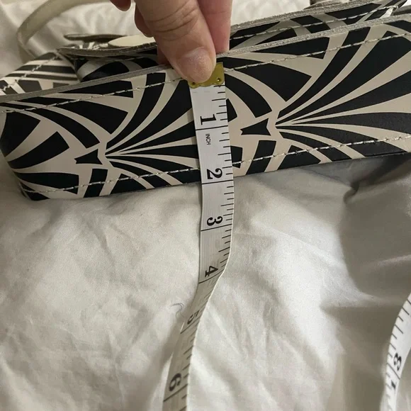 The Cambridge Satchel Company White and Black Patterned Women's Crossbody Bag - Picture 9 of 10